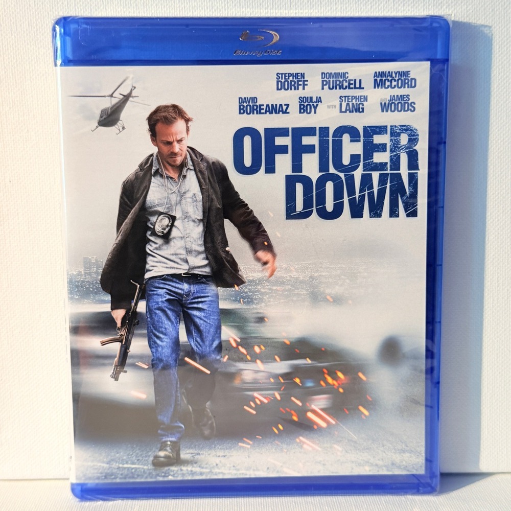 Officer Down NEW 2013 Blu-ray R Action Stephen Dorff David Boreanaz Brian Miller